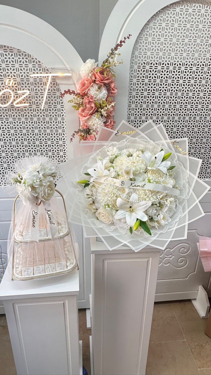 Beyaz Yeşil Set